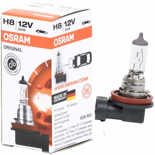 Lâmpada H8 3200K 12V 35W - Standard Original 64212 Osram