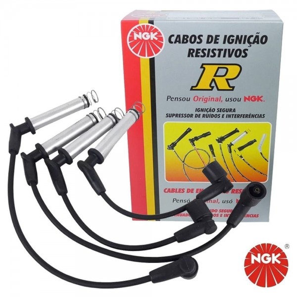 Jogo Cabos Ngk Corsa Celta Cobalt Agile Spin Gm Flex Scg73